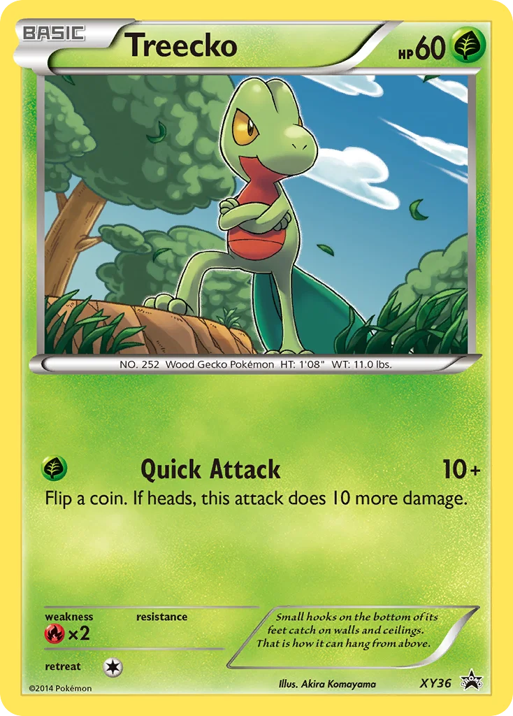 Treecko Pokemon card