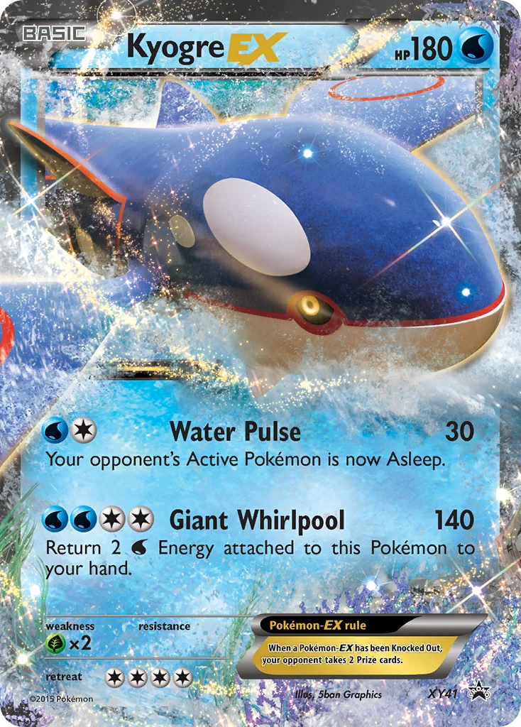 Kyogre-EX Pokemon card