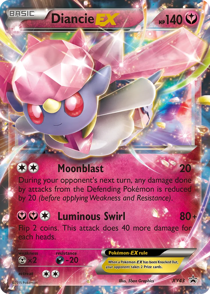 Diancie-EX Pokemon card