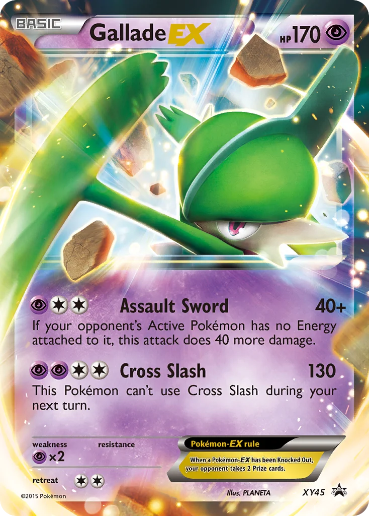 Gallade-EX Pokemon card