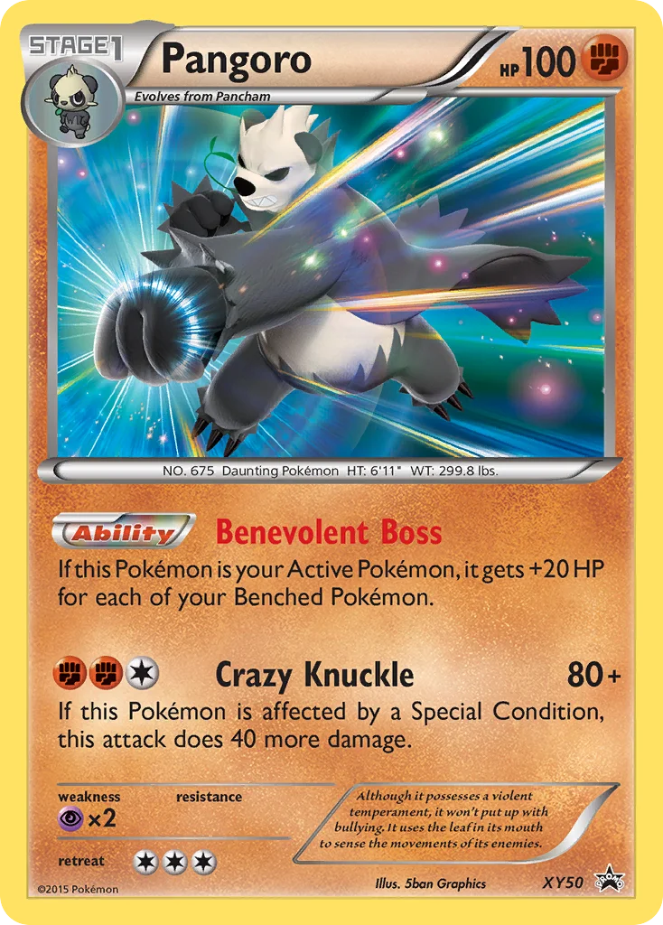 Pangoro Pokemon card