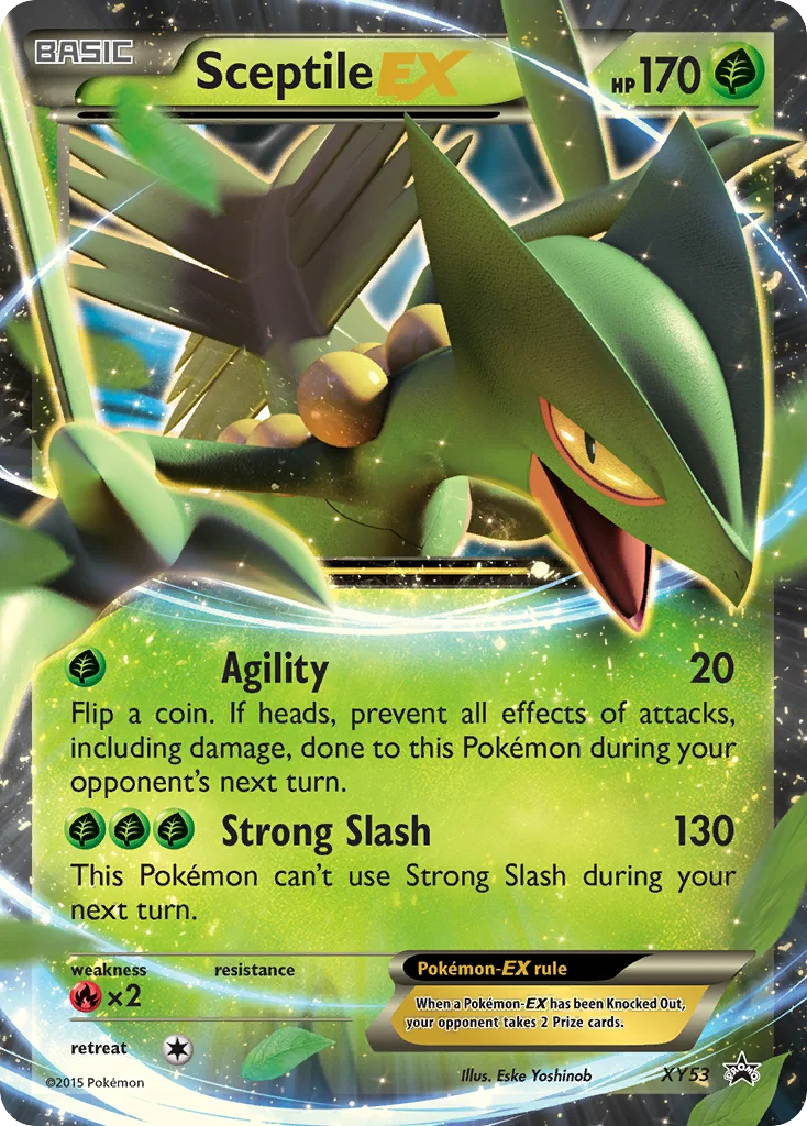 Sceptile-EX Pokemon card