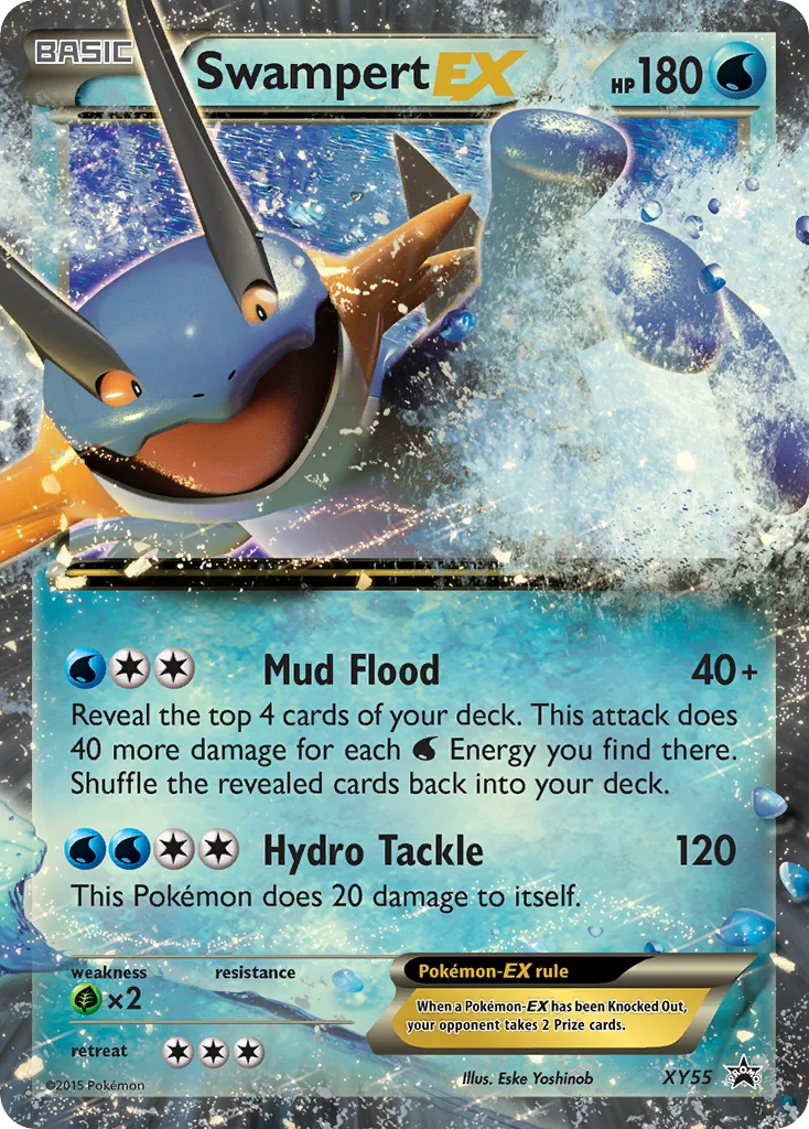 Swampert-EX Pokemon card