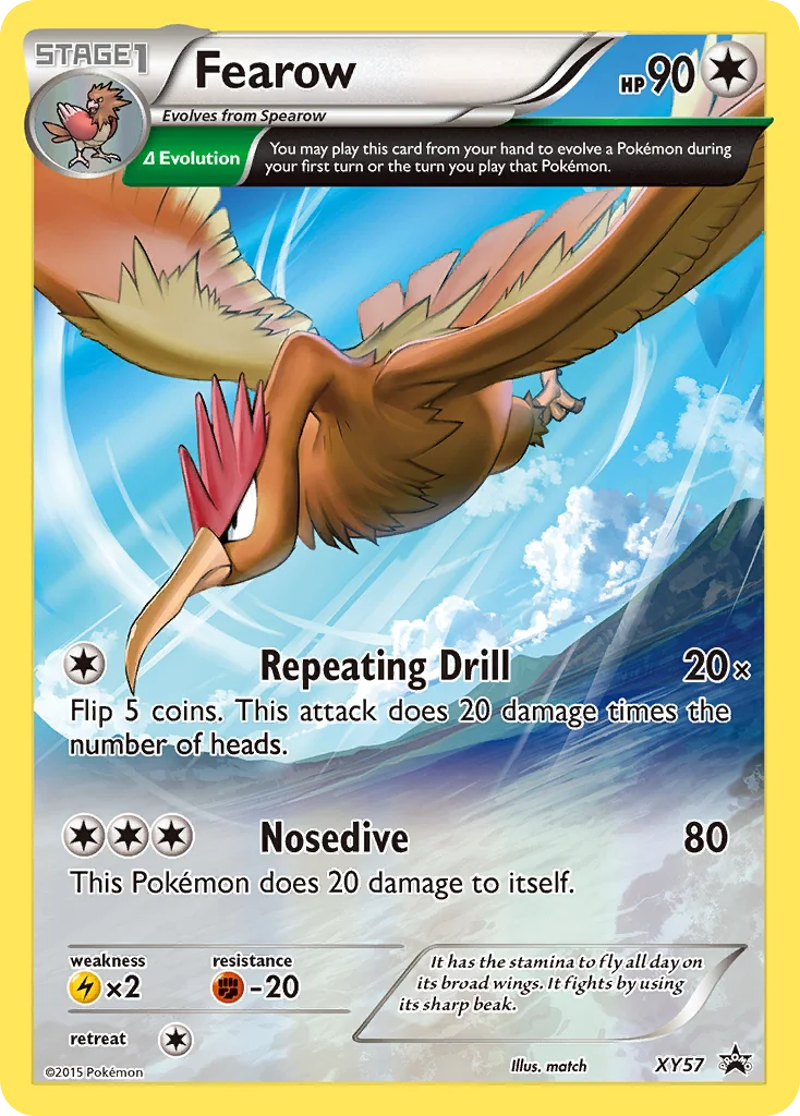 Fearow Pokemon card