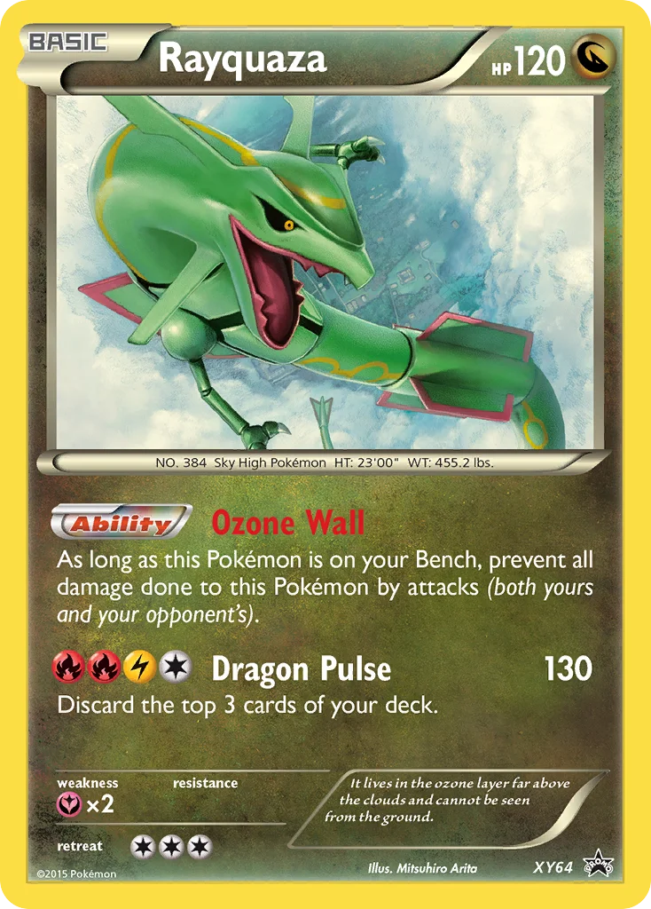 Rayquaza Pokemon card