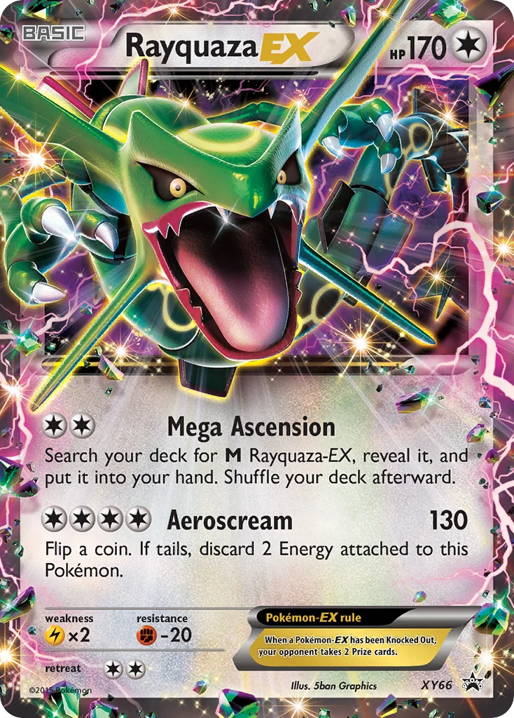Rayquaza-EX Pokemon card