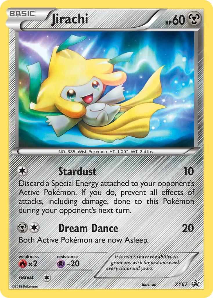 Jirachi Pokemon card