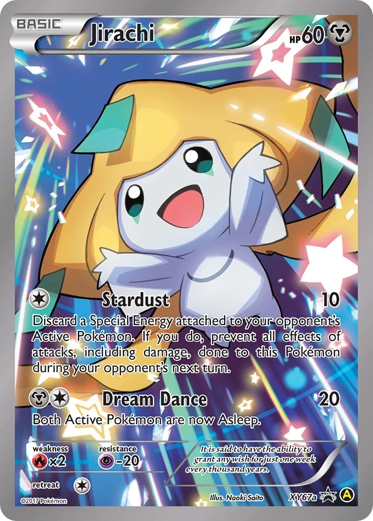 Jirachi Pokemon card