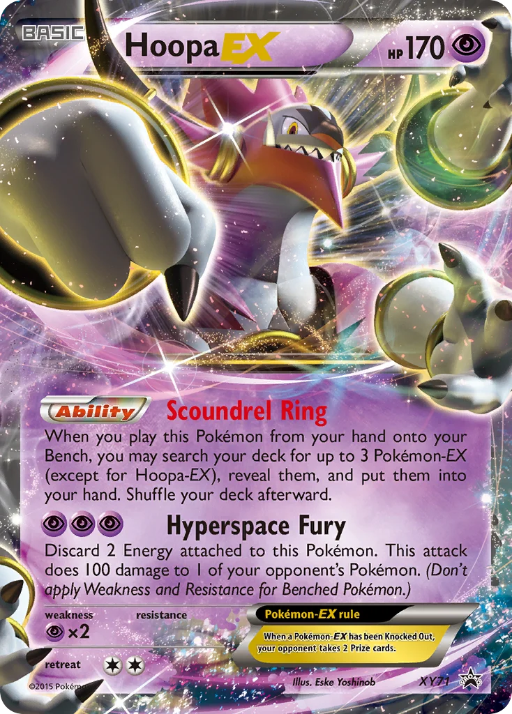 Hoopa-EX Pokemon card
