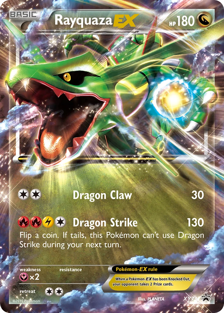 Rayquaza-EX Pokemon card