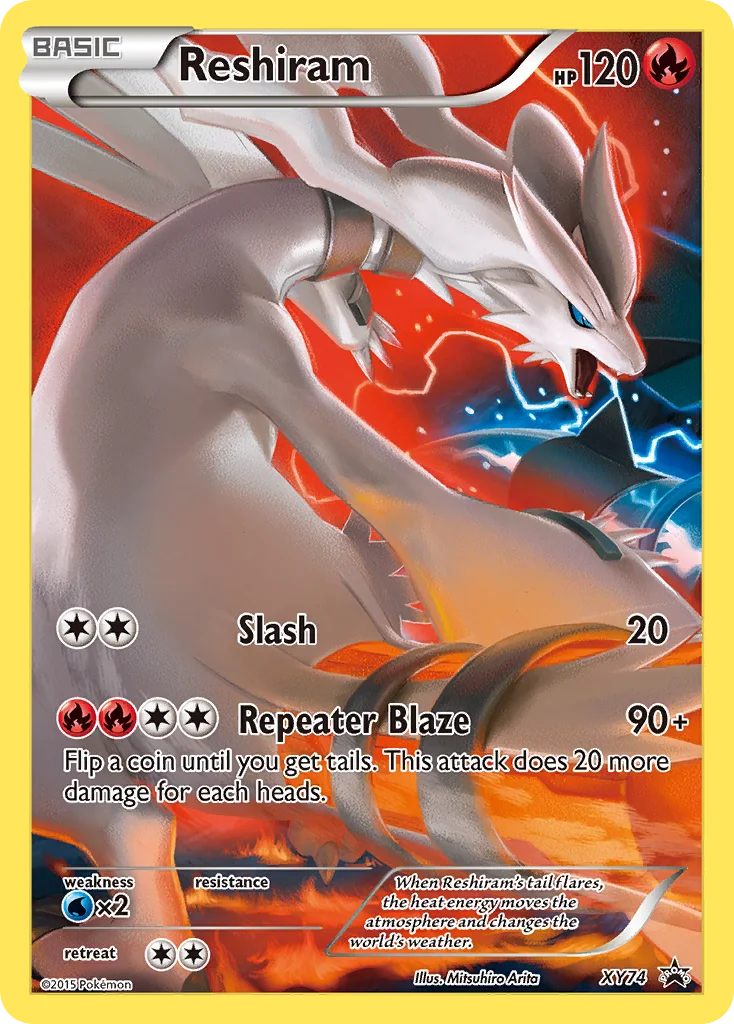Reshiram Pokemon card
