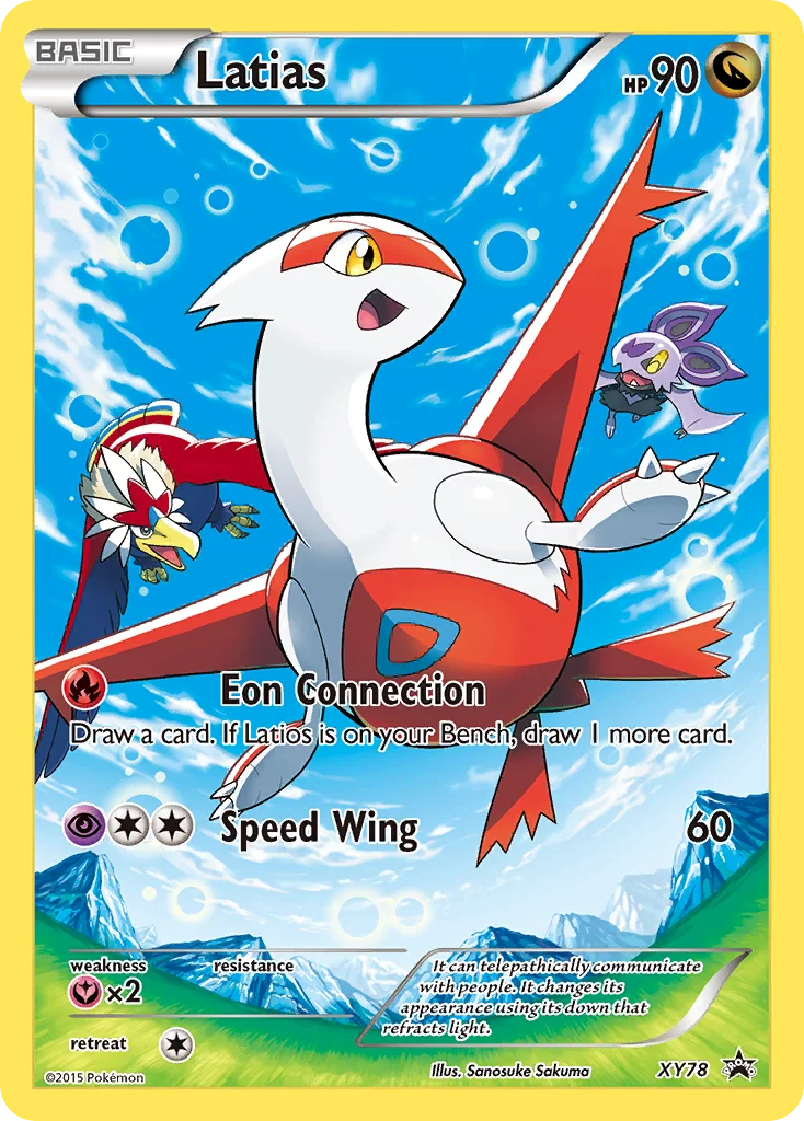 Latias Pokemon card