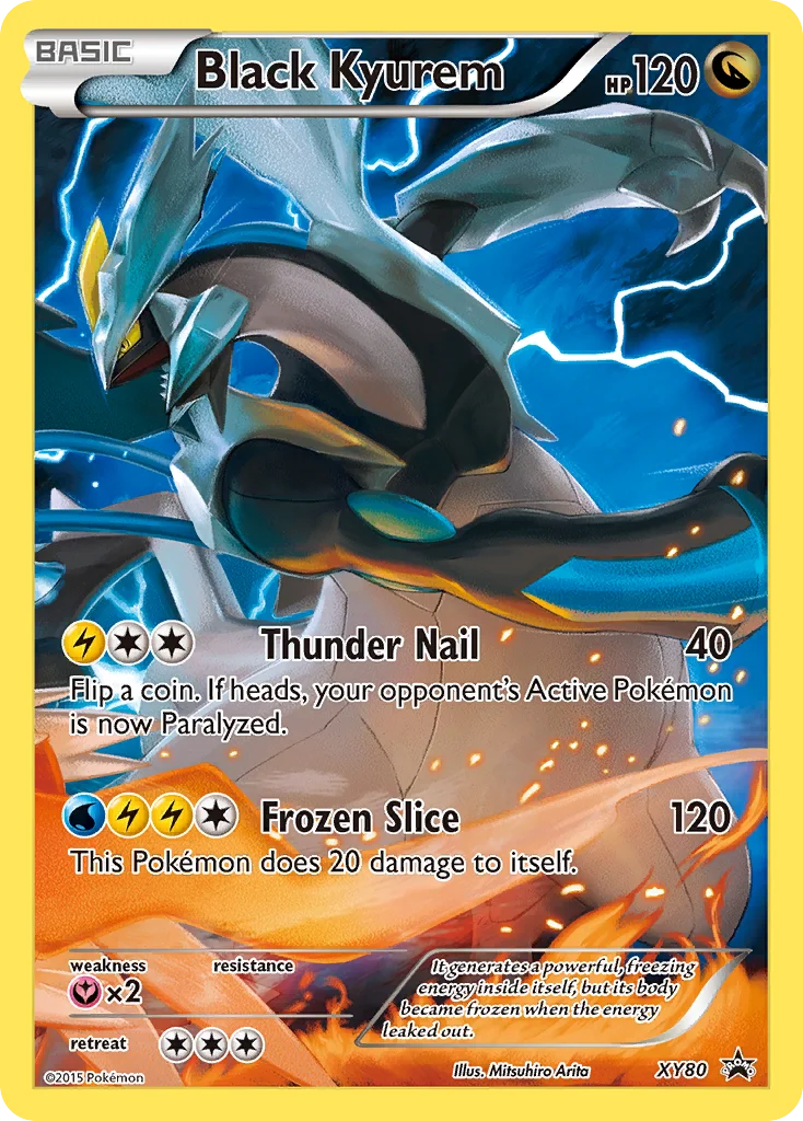 Black Kyurem Pokemon card