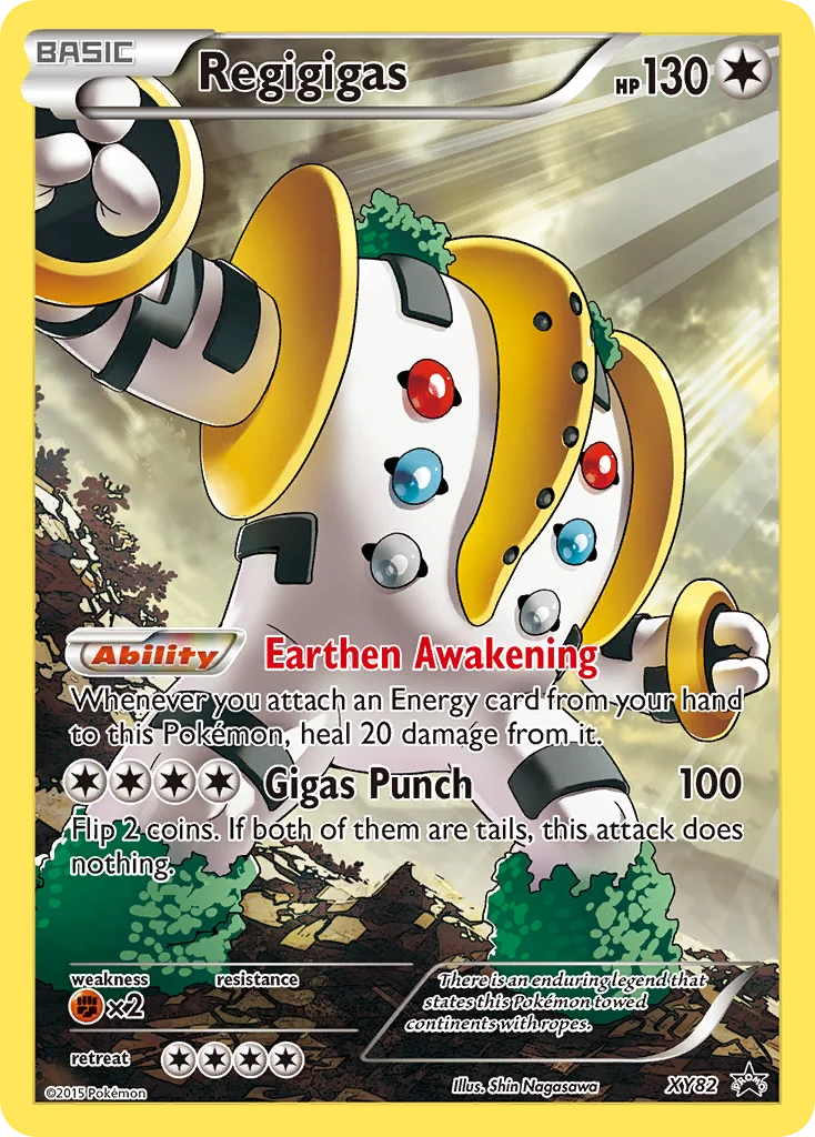 Regigigas Pokemon card
