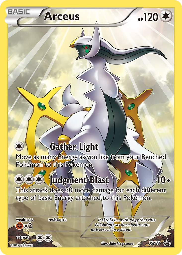 Arceus Pokemon card