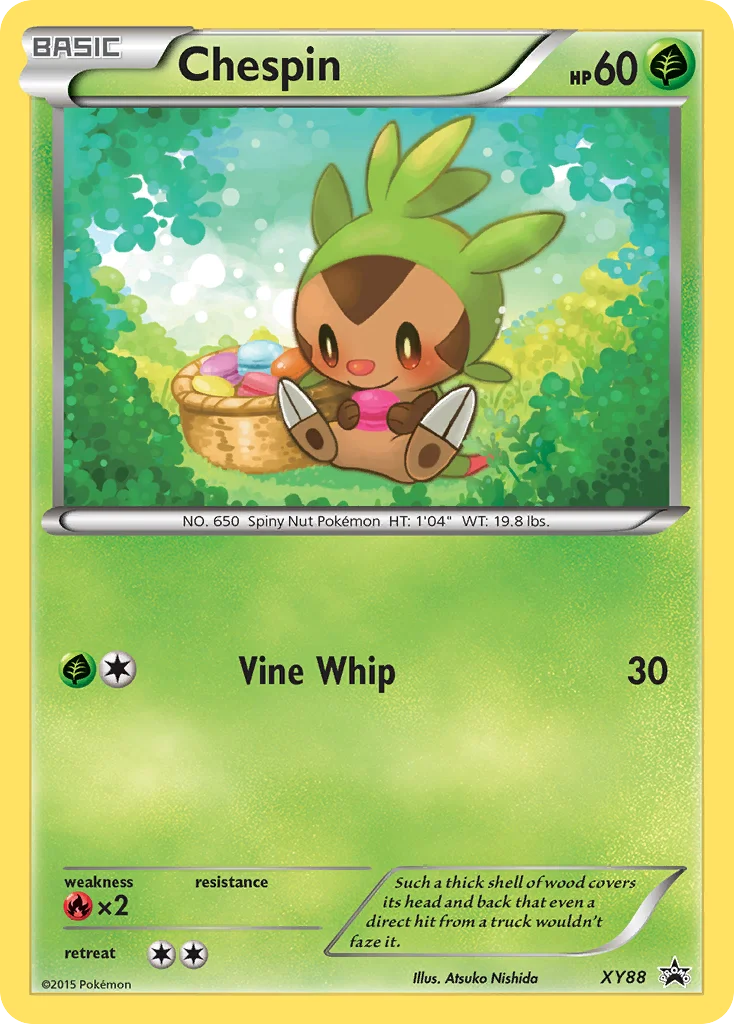 Chespin Pokemon card