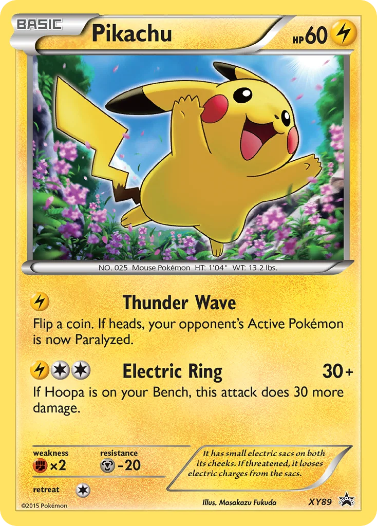 Pikachu Pokemon card