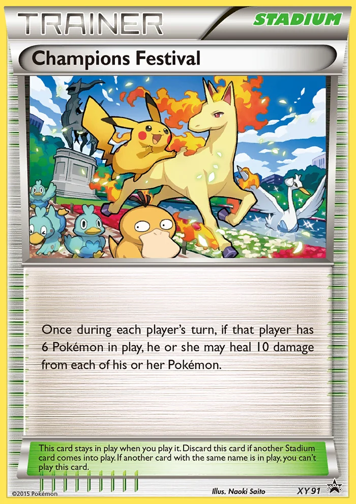 Champions Festival Pokemon card