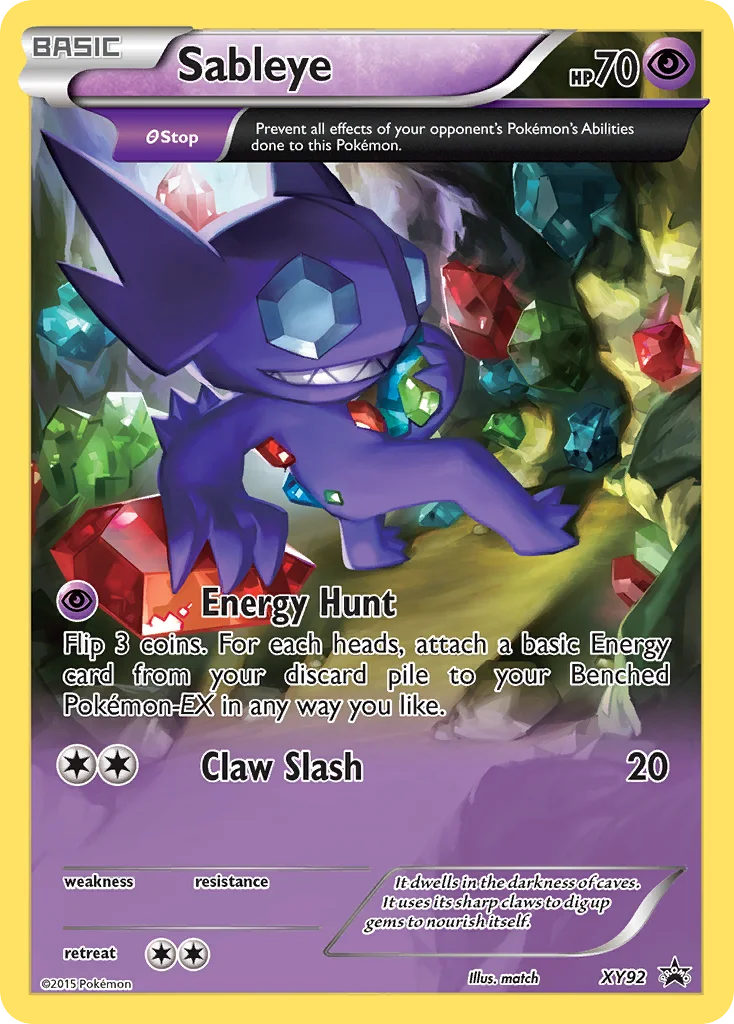 Sableye Pokemon card