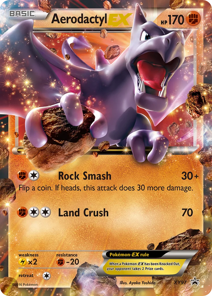 Aerodactyl-EX Pokemon card