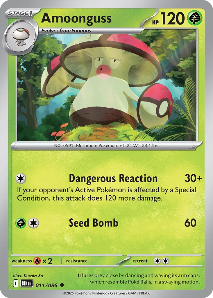 Amoonguss Pokemon card