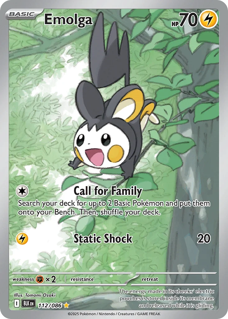 Emolga Pokemon card