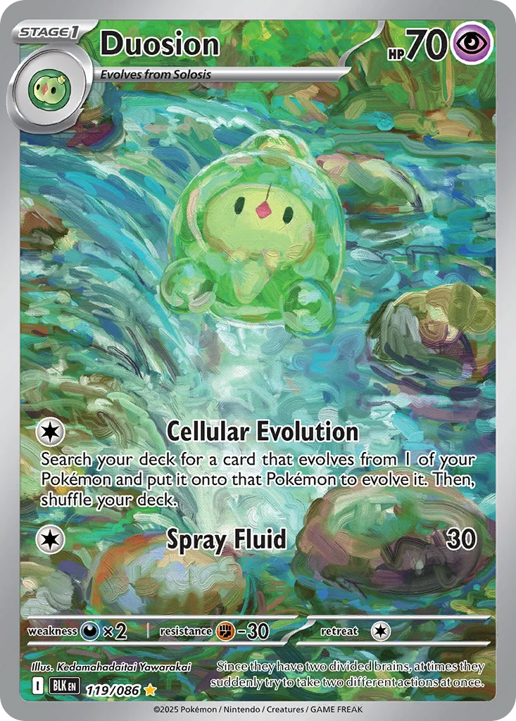 Duosion Pokemon card