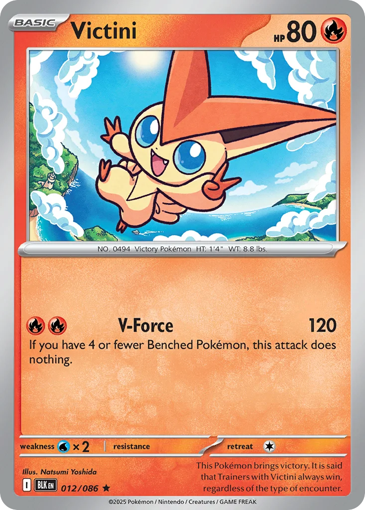 Victini Pokemon card