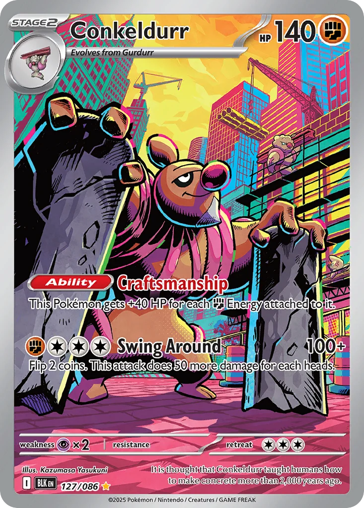 Conkeldurr Pokemon card
