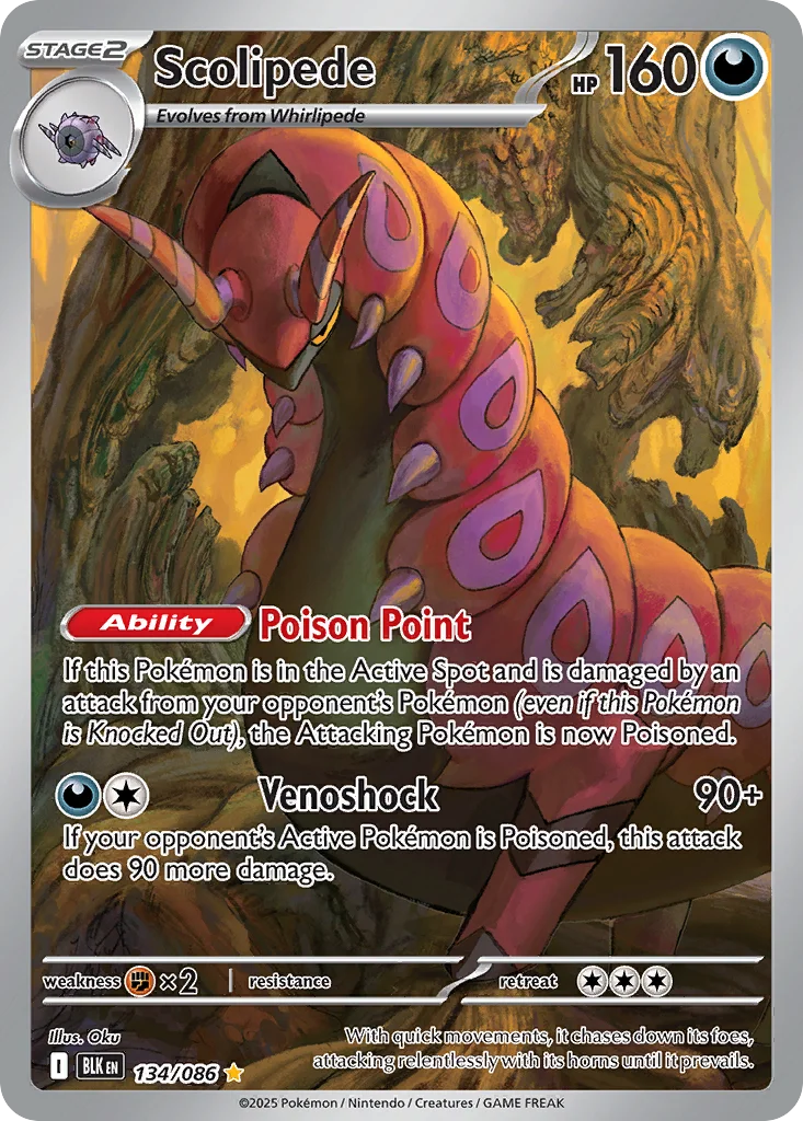 Scolipede Pokemon card