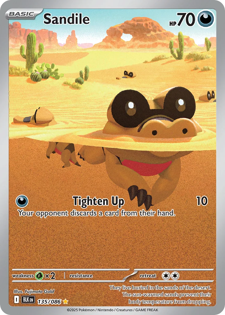 Sandile Pokemon card