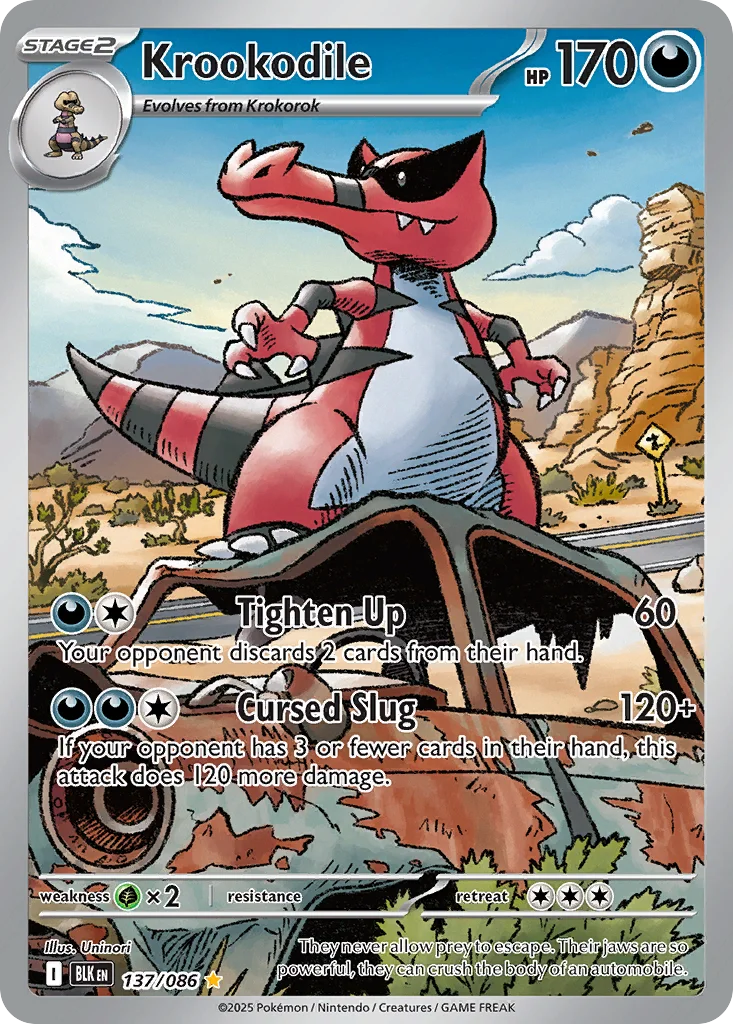 Krookodile Pokemon card