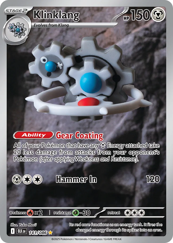 Klinklang Pokemon card