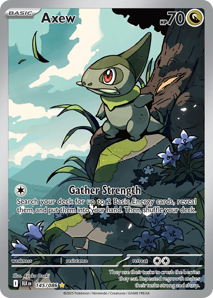 Axew Pokemon card