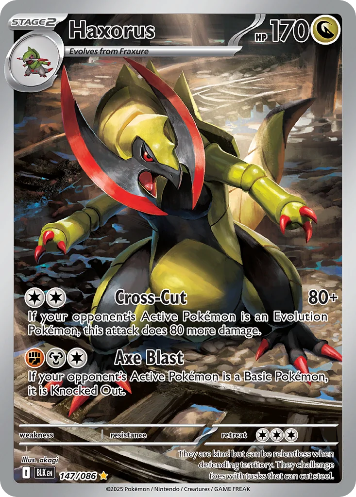 Haxorus Pokemon card