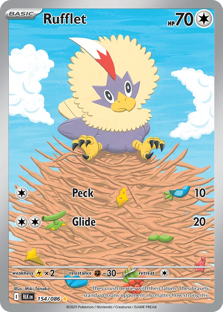 Rufflet Pokemon card