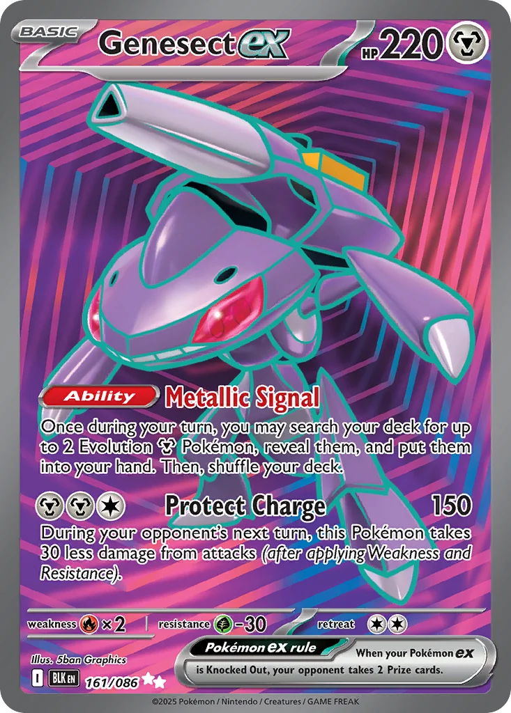 Genesect ex Pokemon card