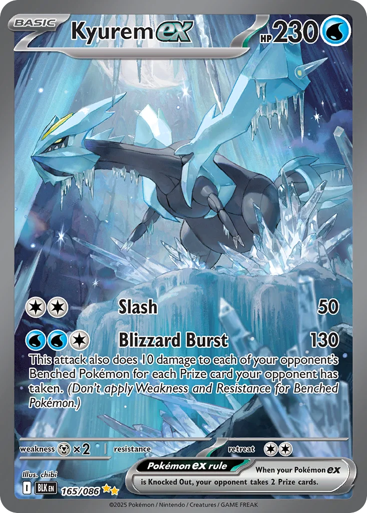 Kyurem ex Pokemon card