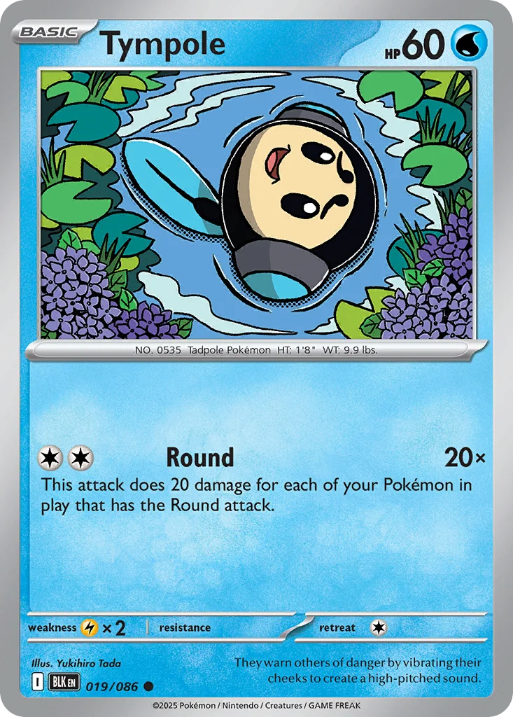 Tympole Pokemon card