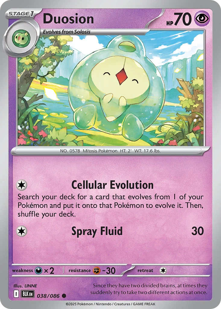Duosion Pokemon card