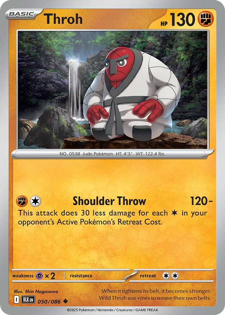 Throh Pokemon card