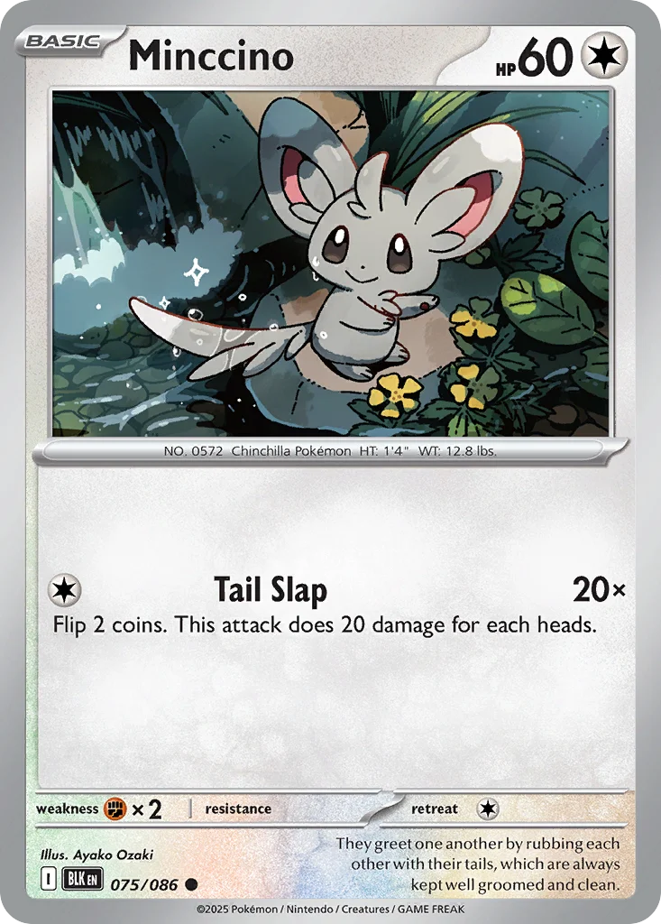 Minccino Pokemon card