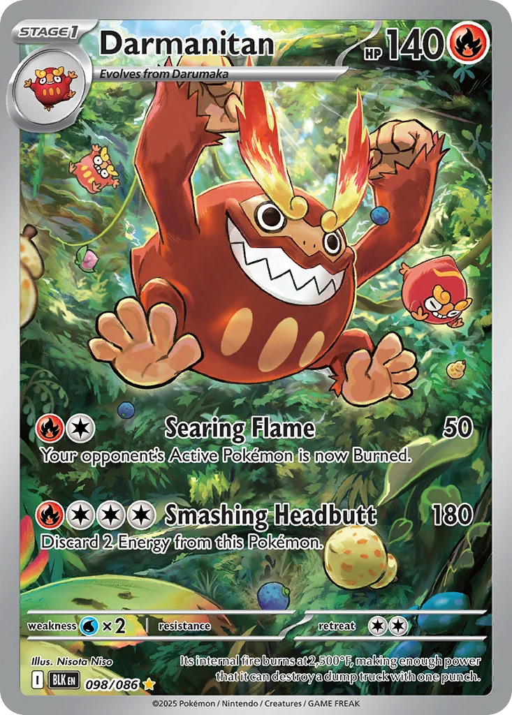 Darmanitan Pokemon card