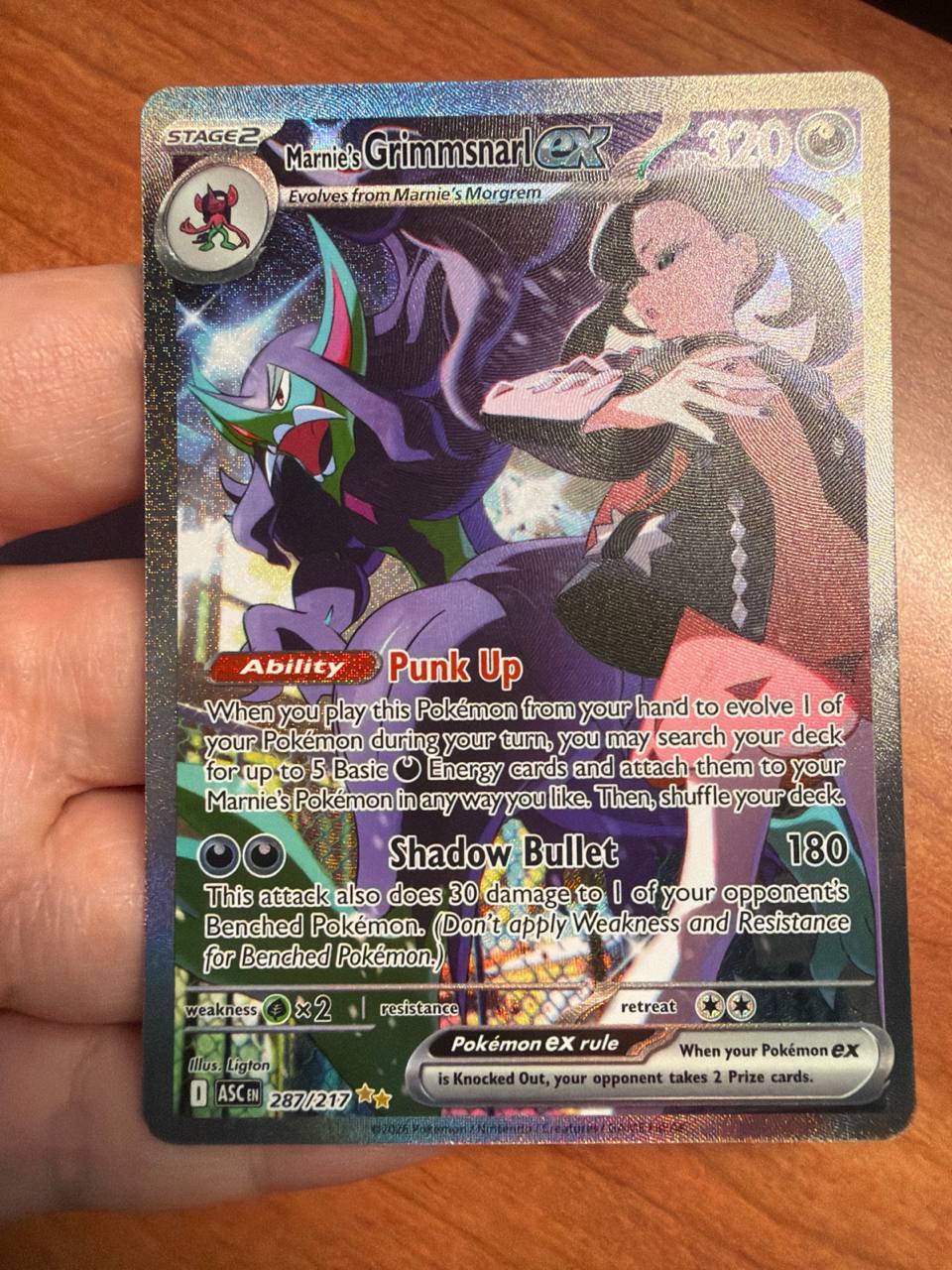 Marnie's Grimmsnarl ex